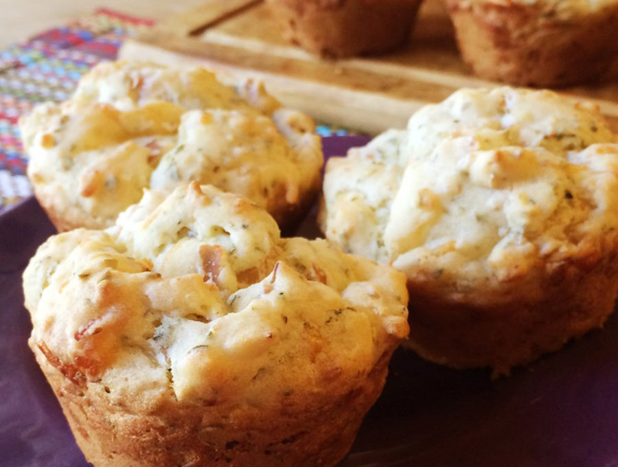 MUFFINS DE JAMÓN Y QUESO SOY GLUTEN FREE