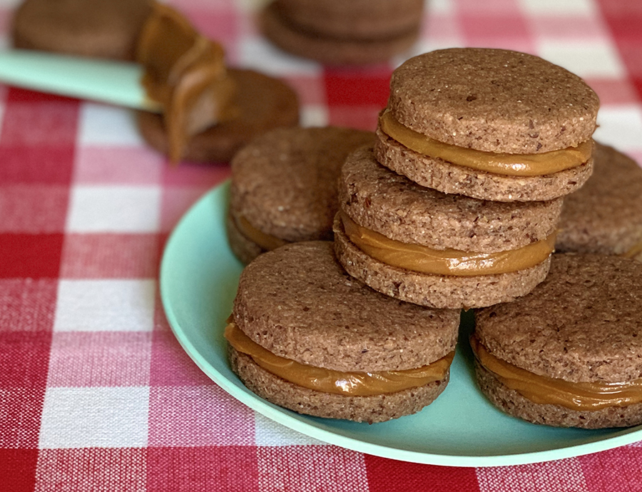 ALFAJORES INTEGRALES DE CHOCOLATE